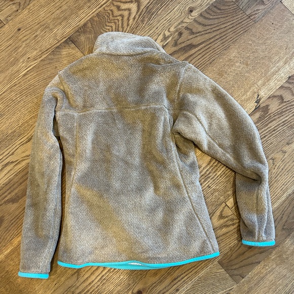 Patagonia Retool Snap-T Fleece Pullover light sesame, teal bear brown - Picture 5 of 7